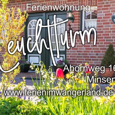 Ferien Im Wangerland Ferienwohnung Leuchtturm Minsen Schillig Hund Pool Sauna Norderaltendeich Eksteriør bilde