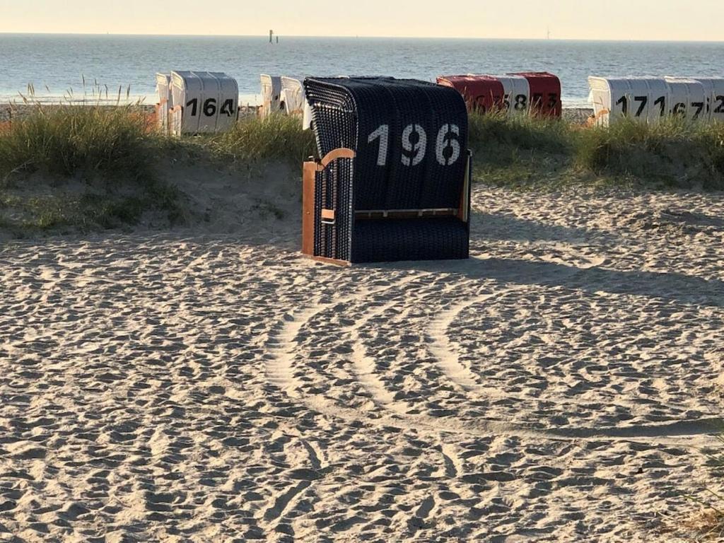 Ferien Im Wangerland Ferienwohnung Leuchtturm Minsen Schillig Hund Pool Sauna Norderaltendeich Eksteriør bilde
